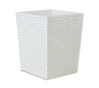 Reed Waste Basket in White by Kim Seybert at Fig Linens and Home - View 1