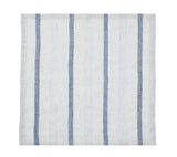 Ribbon Stripe Cloth Napkins in Ivory & Blue Set of 4 | Kim Seybert at Fig Linens and Home 3