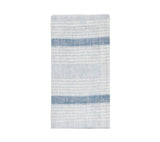Ribbon Stripe Cloth Napkins in Ivory & Blue Set of 4 | Kim Seybert at Fig Linens and Home 2