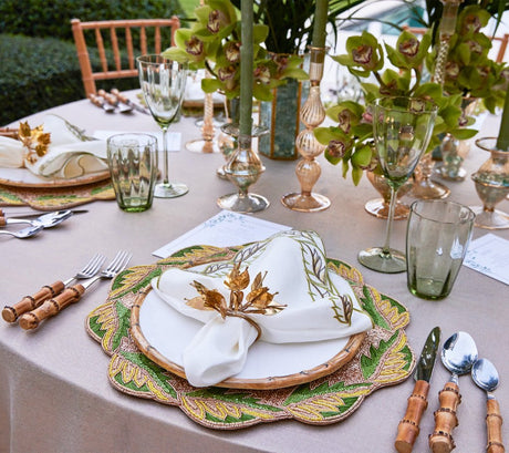 Ripple Champagne Candlestick Detail 6 | Kim Seybert at Fig Linens and Home