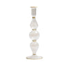 Ripple Candle Holder in Clear by Kim Seybert at Fig Linens and Home