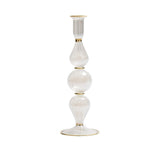 Ripple Candle Holder in Clear by Kim Seybert at Fig Linens and Home