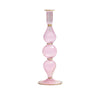 Ripple Candle Holder in Pink by Kim Seybert at Fig Linens and Home