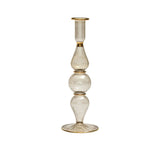 Ripple Smoke Candlestick | Kim Seybert at Fig Linens and Home