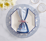 Rope Knot Napkin Ring in Red, White, Blue by Kim Seybert at Fig Linens and Home - View 4