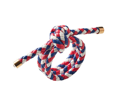 Rope Knot Napkin Ring in Red, White, Blue by Kim Seybert at Fig Linens and Home - View 1