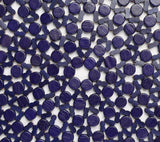 Round Bamboo Placemats in Navy Blue | Kim Seybert at Fig Linens and Home Detail View