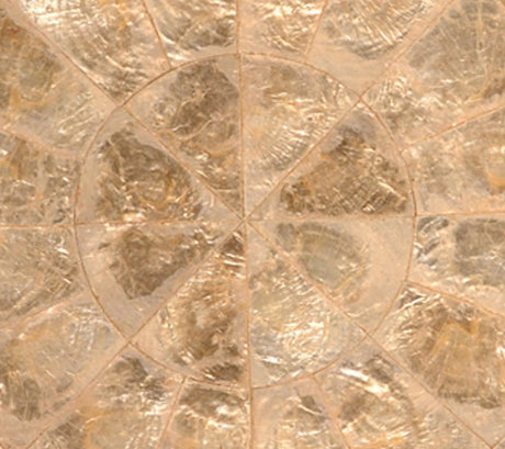 Round Capiz Champagne Placemat Detail 6 | Kim Seybert at Fig Linens and Home
