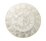 Round Capiz Natural Placemat | Kim Seybert at Fig Linens and Home