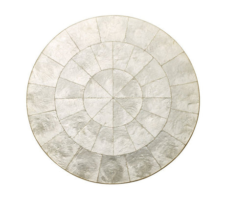 Round Capiz Natural Placemat | Kim Seybert at Fig Linens and Home