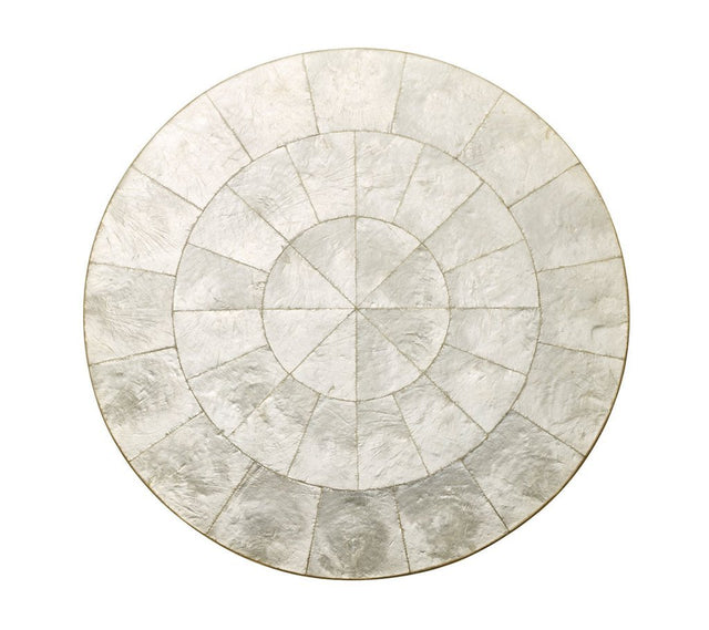Round Capiz Natural Placemat | Kim Seybert at Fig Linens and Home