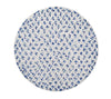 Rush Placemat in White & Blue Set of 2 by Kim Seybert at Fig Linens and Home
