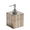 Russet Gold/Silver Soap Dispenser | Kim Seybert at Fig Linens and Home