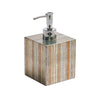 Russet Gold/Silver Soap Dispenser | Kim Seybert at Fig Linens and Home