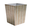 Russet Gold/Silver Waste Basket | Kim Seybert at Fig Linens and Home