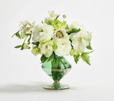 Scallop Bud Vase in Green by Kim Seybert at Fig Linens and Home - Lifestyle 2