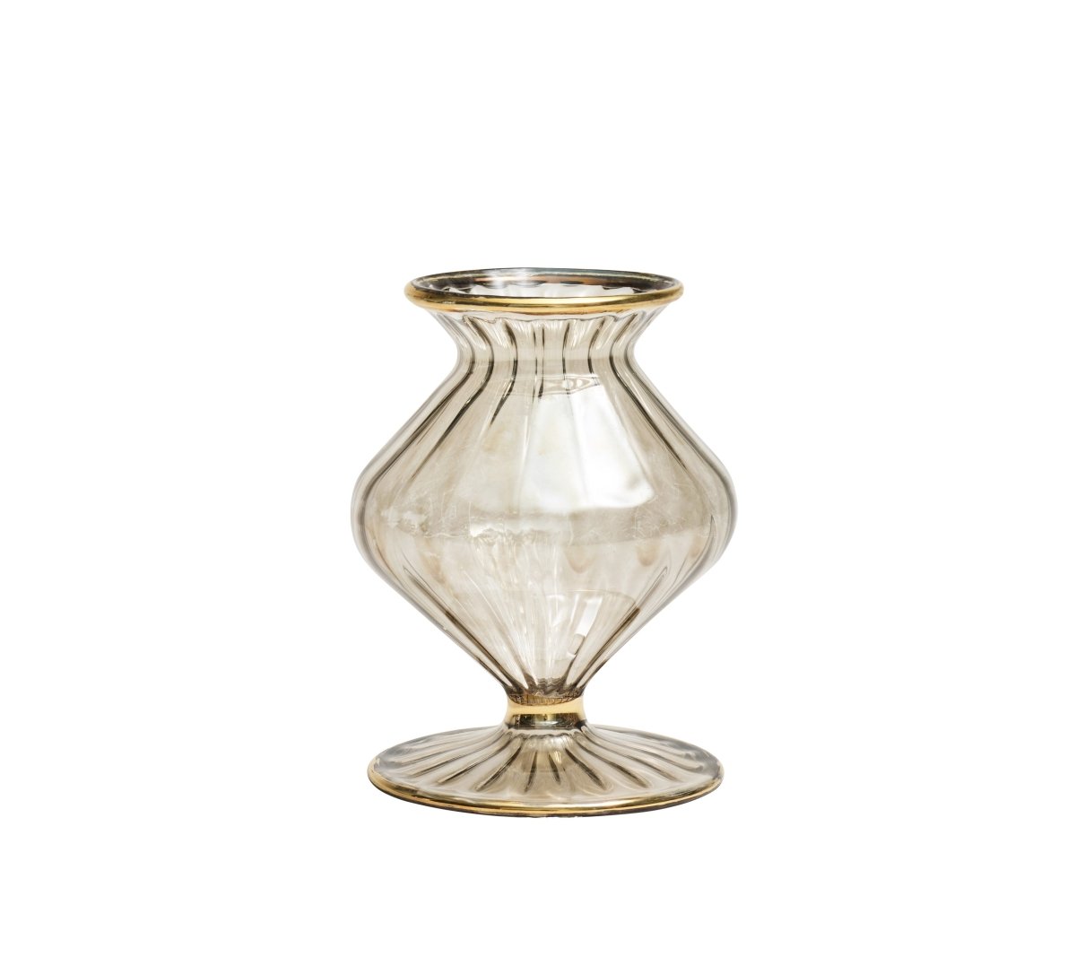 Scallop Bud Vase in Smoke Kim Seybert