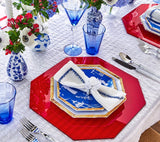 Sea Stone Napkin Ring in White Set of 4 by Kim Seybert at Fig Linens and Home - Lifestyle 3