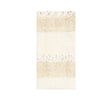 Spectra Napkin in White & Gold, Set of 4 by Kim Seybert WHITE/GOLD 21" L x 21" W x .1" H at FIG LINENS AND HOME 1