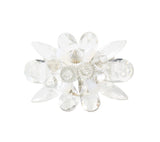 Kim Seybert Spectra Napkin Rings in Clear & White at Fig Linens and Home