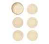Starry Night Coaster in Gold & Silver, Set of 6 in a Caddy Kim Seybert at Fig Linens and Home - 7