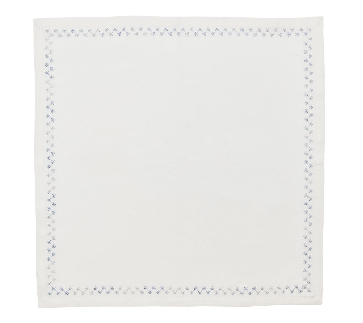 Starry Night Napkin in White & Blue, Set of 4 Kim Seybert at Fig Linens and Home - 29