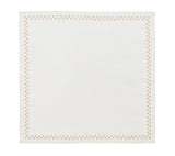 Starry Night Napkin in White & Gold, Set of 4 Kim Seybert at Fig Linens and Home - 16