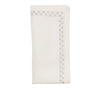 Starry Night Napkin in White & Silver, Set of 4 Kim Seybert at Fig Linens and Home - 38