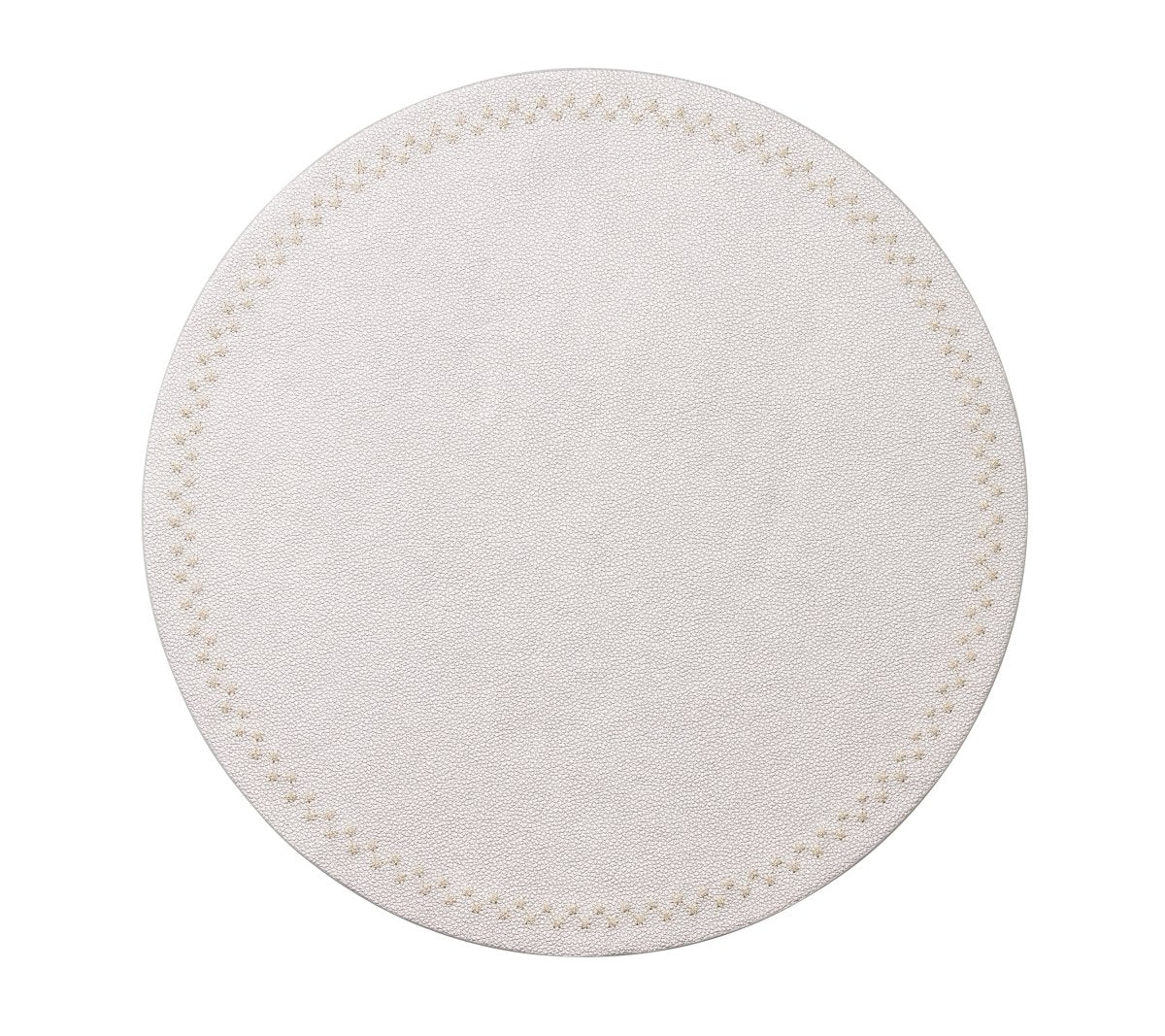 Starry Night Placemat in Silver, Set of 4 Kim Seybert at Fig Linens and Home - 1