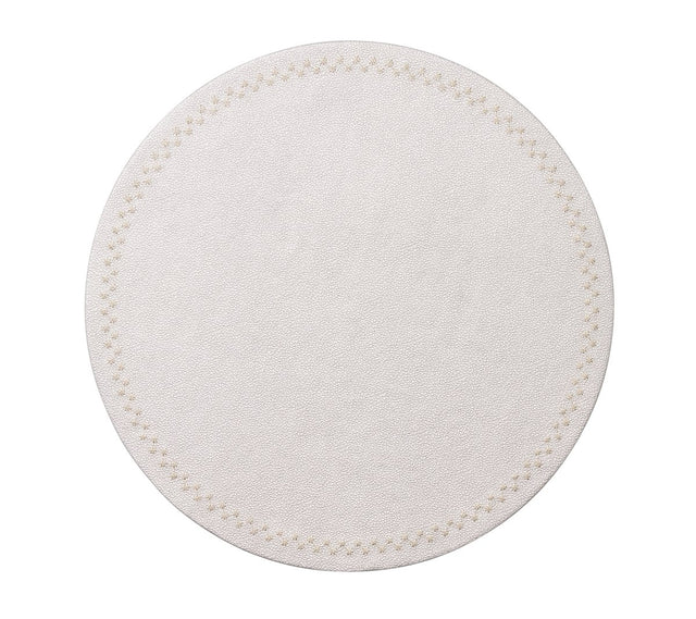 Starry Night Placemat in Silver, Set of 4 Kim Seybert at Fig Linens and Home - 1