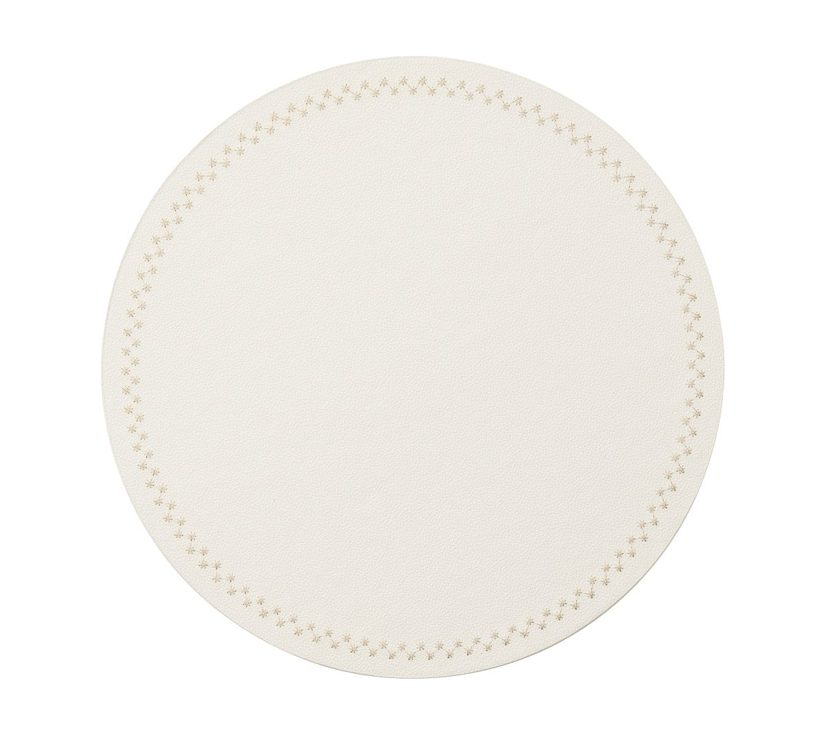 Starry Night Placemat in White & Gold, Set of 4 Kim Seybert at Fig Linens and Home - 23