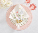 Starry Night Placemats in Blush Pink by Kim Seybert at Fig Linens and Home - Lifestyle 3