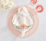 Starry Night Placemats in Blush Pink by Kim Seybert at Fig Linens and Home - Lifestyle 4