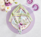 Starry Night Placemats in Lilac by Kim Seybert at Fig Linens and Home - Lifestyle 1