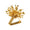 Sunflare Gold Napkin Ring | Kim Seybert at Fig Linens and Home