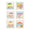 Sunny Isles Cocktail Napkins Set of 6 in a Gift Box by Kim Seybert WHITE/MULTI 6"L x 6"W x 0.1"H at FIG LINENS AND HOME 2