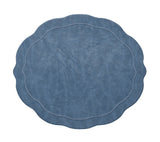 Tailored Placemat in Blue by Kim Seybert at Fig Linens and Home