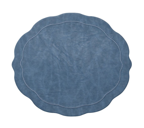Tailored Placemat in Blue by Kim Seybert at Fig Linens and Home