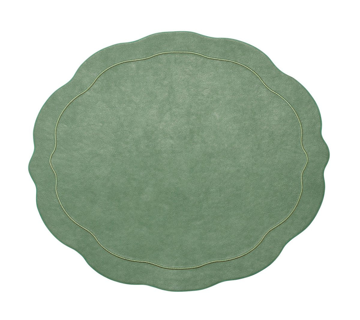 Tailored Placemat in Green by Kim Seybert at Fig Linens and Home