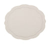 Tailored Placemat in Ivory by Kim Seybert at Fig Linens and Home
