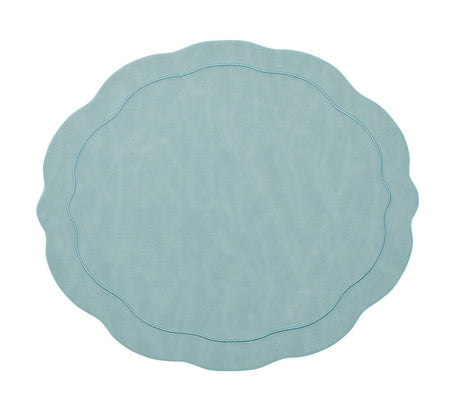 Tailored Placemat in Seafoam by Kim Seybert at Fig Linens and Home - Set of 4 Placemats
