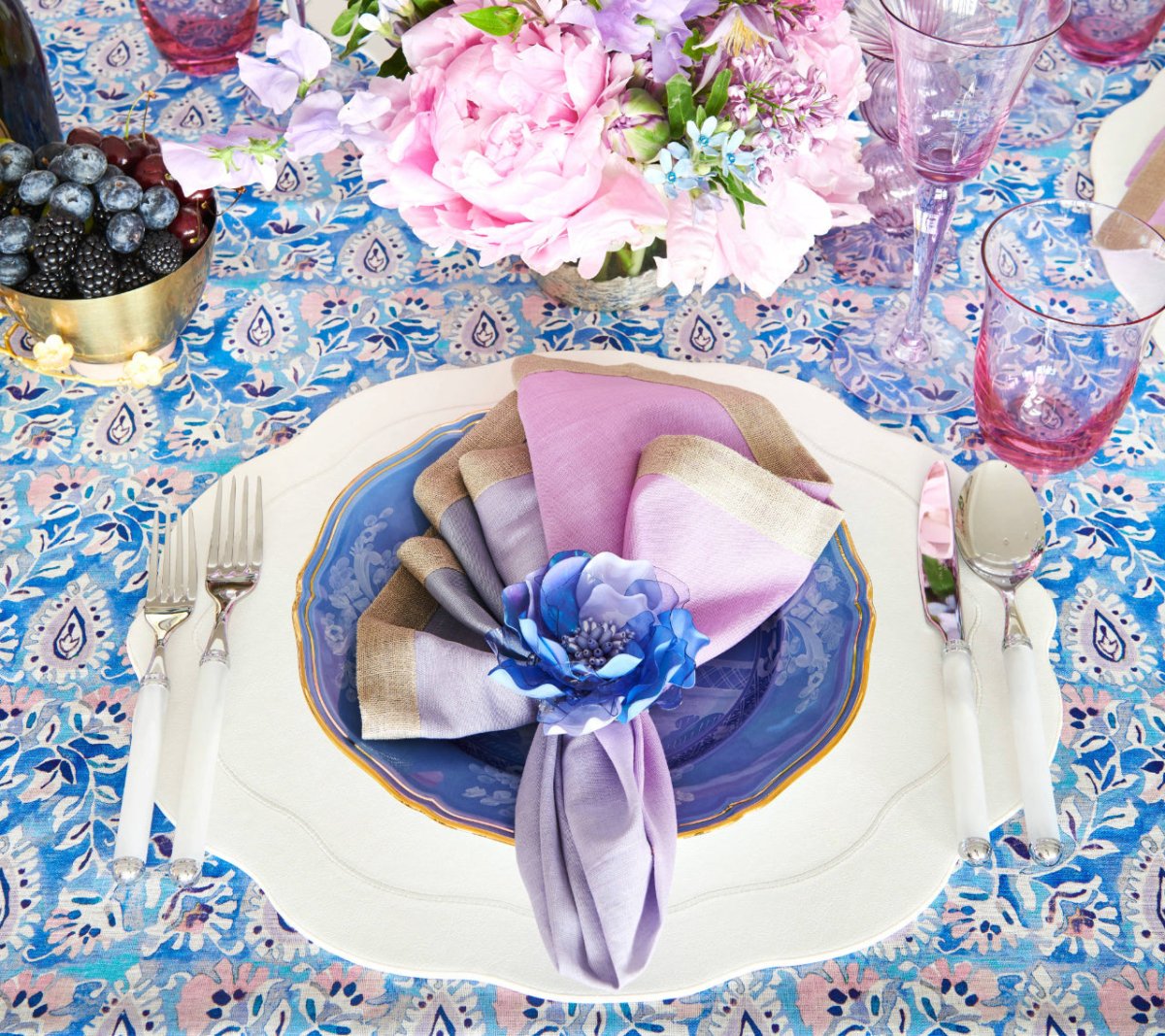 Tailored Placemat in White by Kim Seybert   - Lifestyle - Fig Linens and Home 2
