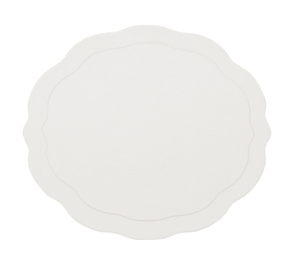 Tailored Placemat in White by Kim Seybert at Fig Linens and Home
