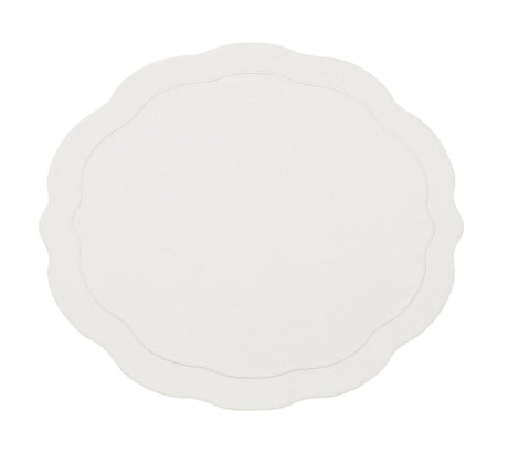 Tailored Placemat in White by Kim Seybert at Fig Linens and Home
