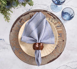Tapestry Blue/Gray Placemat Detail 5 | Kim Seybert at Fig Linens and Home