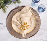 Tapestry Blue/Gray Placemat Detail 2 | Kim Seybert at Fig Linens and Home