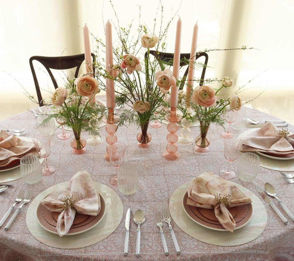 Tess Bud Vase in Blush Set of 3 in a Box by Kim Seybert at Fig Linens and Home - View 4