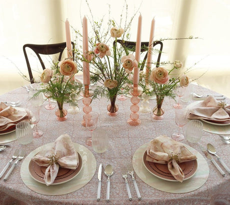 Tess Bud Vase in Blush Set of 3 in a Box by Kim Seybert at Fig Linens and Home - View 4