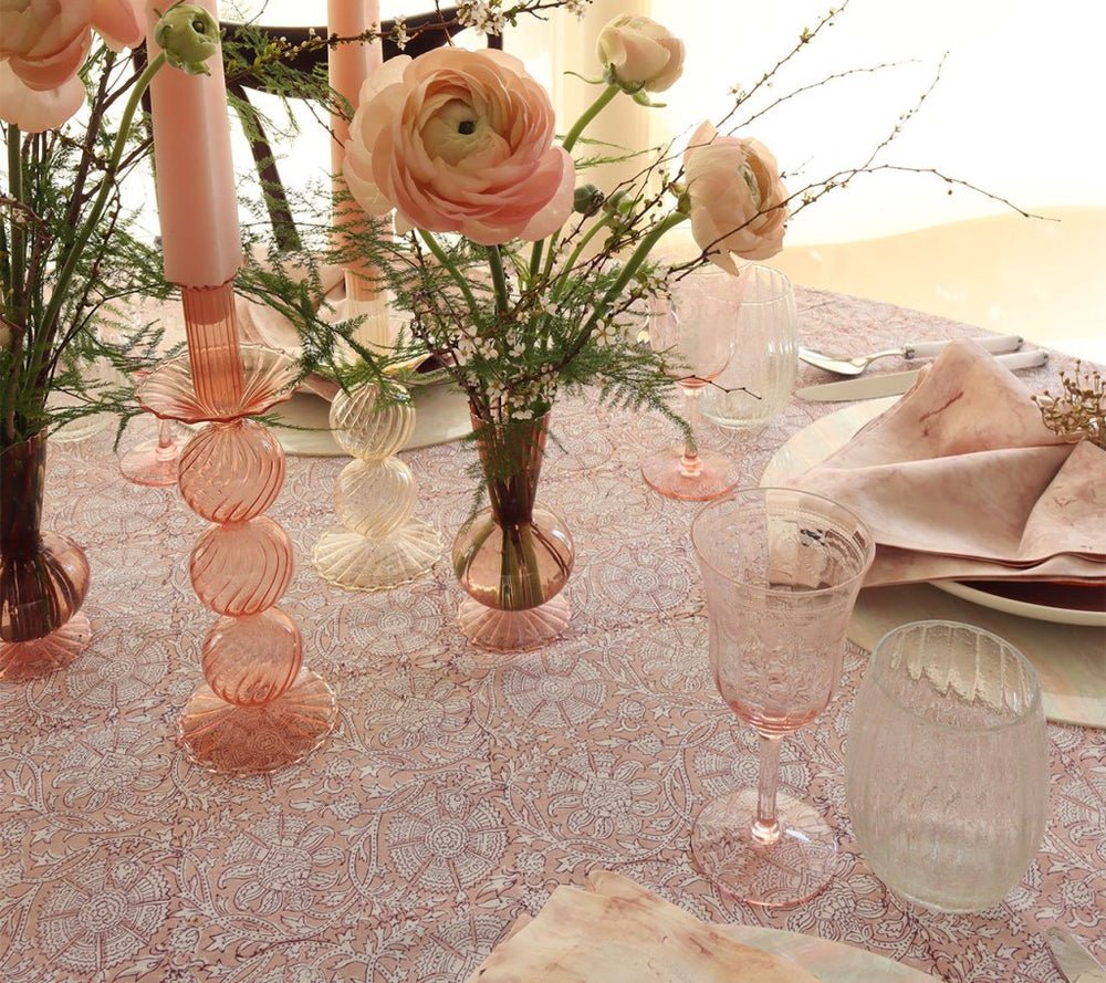 Tess Bud Vase in Blush Set of 3 in a Box by Kim Seybert at Fig Linens and Home - View 5