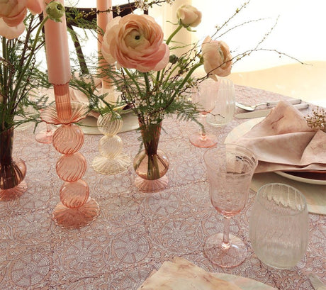 Tess Bud Vase in Blush Set of 3 in a Box by Kim Seybert at Fig Linens and Home - View 5